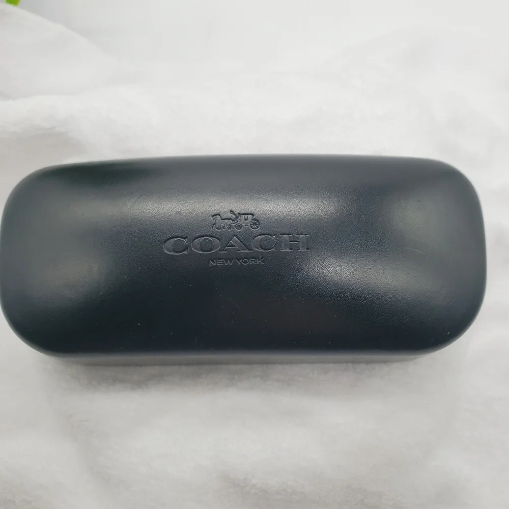 ♤♤ Coach Black Hard-shell Eyeglass Case 6